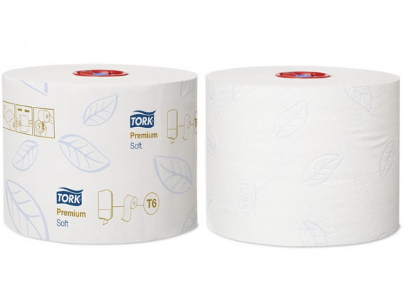 Туалетная бумага TORK Mid-size Premium(127520) в миди рулонах, Т6