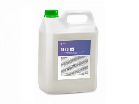 Дезинфицирующий спиртовой гель для рук и поверхностей GRASS Deso C9 5л