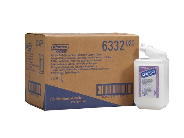 Kimberly-Clark Kleenex (6332) жидкое мыло для волос и тела 1,0л     