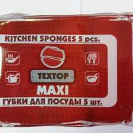 Губка для мытья посуды TexTop maxi
