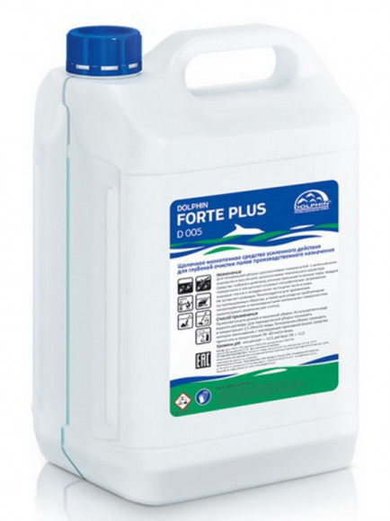 Средство Dolphin Forte Plus для мытья полов на производстве (D005-5) 5 л (концентрат)