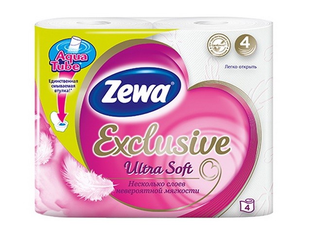Туалетная бумага Zewa Exclusive
