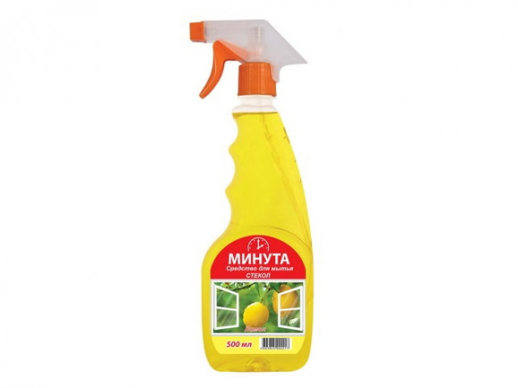 Средство для мытья стёкол Минута 500 мл лимон