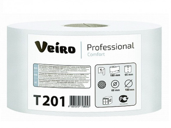 Туалетная бумага Veiro Professional Comfort (Т201)  