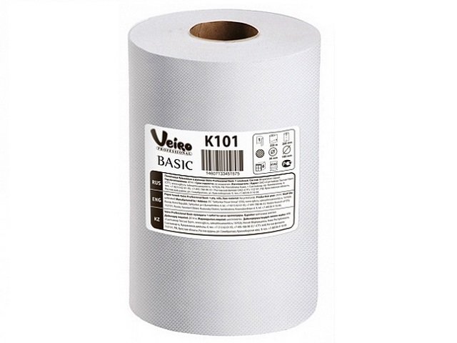 Полотенца в рулонах Veiro Professional Basic K101