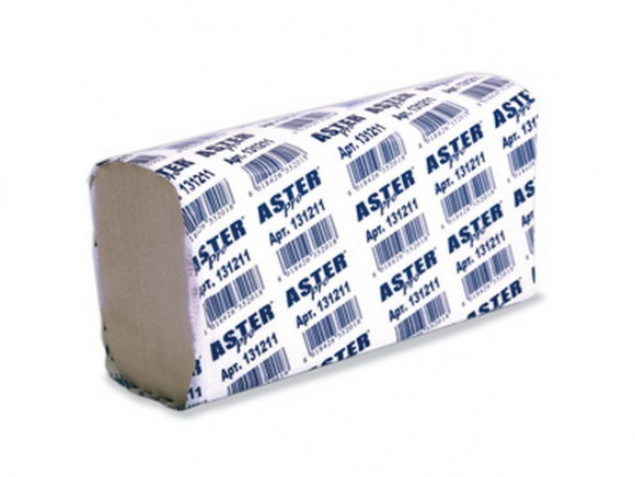 Полотенца листовые ASTER PRO Z2(131211) Z-слож., 2-сл., 23.5х24см, 150л
