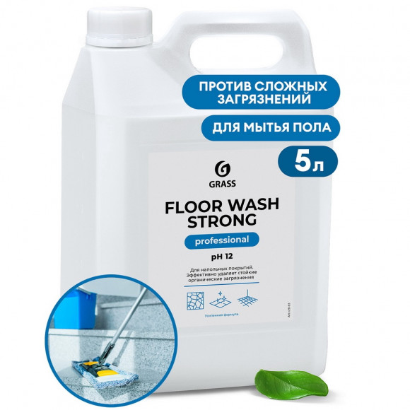 GRASS Floor wash strong (125193) щелочное средство для мытья пола 5,6 кг