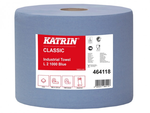 Полотенца протирочные KATRIN Classic L2 Blue (464118)     