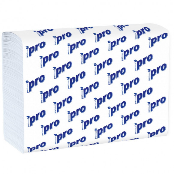 Полотенца листовые PROtissue Premium (C-443) Z-сложения, 2-слойные, 190 листов   